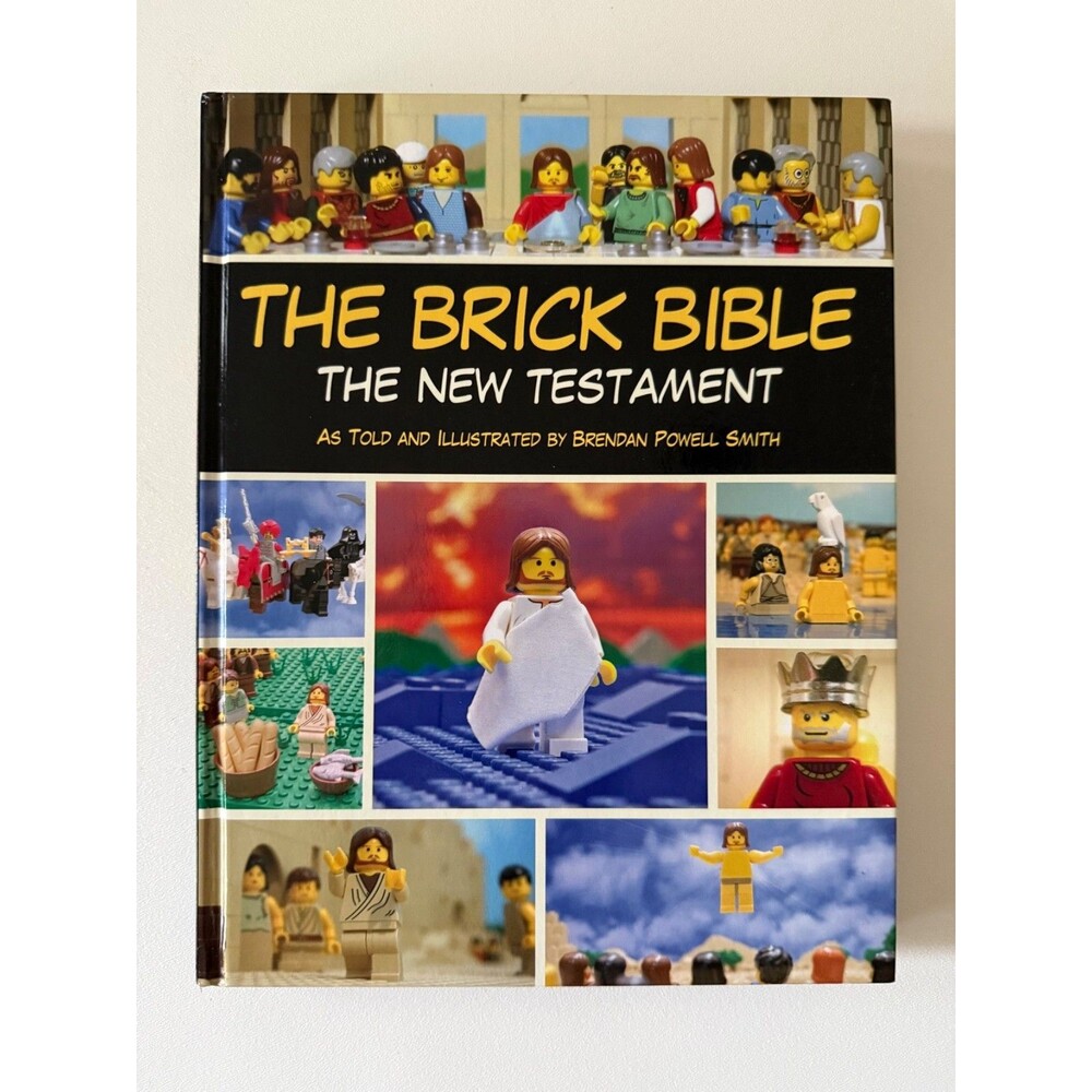 Brick Bible New Testament Brendan Powell Smith Hardcover Book LEGO Autographed